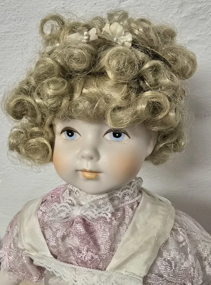 Artist doll, porcelain doll, 42 cm, collector's item, rarity, vintage, antique - Image 3 of 4