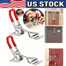 Heavy Duty Steel Toggle Latch Catches Adjustable Lock Clamp For Boxes Case New