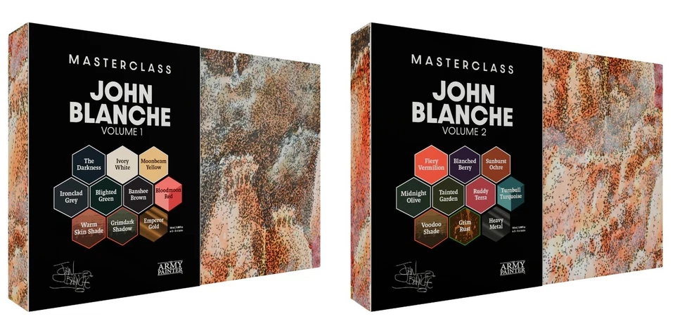 The Army Painter BNIB John Blanche Volumes 1 & 2 Paint Set Bundle