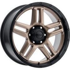 18x9 Ultra 258bz Prowler Truck Dark Satin Bronze Wheel 5x5 -12mm