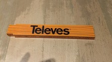 Meterstab Werbung Zollstock Televes Orange