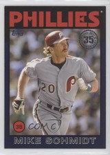 2021 Topps 1986 Baseball 35th Anniversary Series 2 Blue Mike Schmidt HOF 3q5
