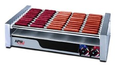 APW Wyott HR-45 X PERT Flat Chrome Plated 45 Hot Dog Roller Grill