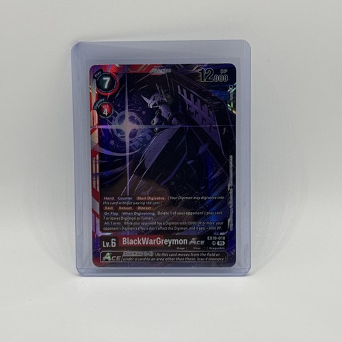Digimon TCG Sinister Order BlackWarGreymon ACE EX10-010 SR