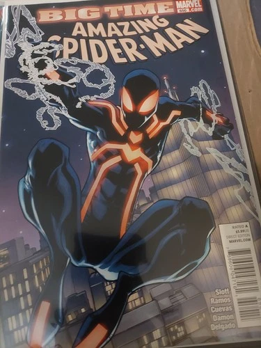Amazing Spider-man #650 Big Time Key 1st Stealth Suit Slott Ramos 2011 VF+/NM
