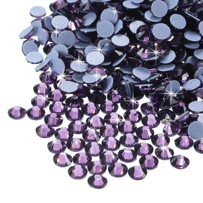 Hotfix-Strasssteine,flache Rückseite,SS8,2,5mm,2880Stk,Violett
