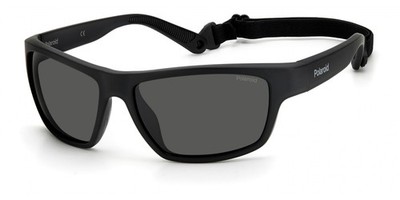 Polaroid PLD 7037/S BLACK/GREY POLARIZED 60/16/140 unisex Sunglasses