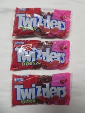 (3) Bags Of Twizzlers Licorice Bites Cherry Flavor 16 Oz Each