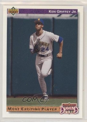 1992 Upper Deck Diamond Skills Factory Set Gold Hologram Ken Griffey Jr HOF 0it8