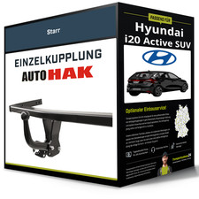 Starre Anhängerkupplung für HYUNDAI i20 Active SUV 15- Typ GB / IB Auto Hak NEU