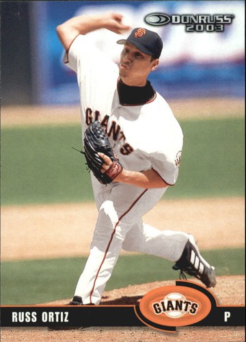 2003 Donruss Russ Ortiz #382 card