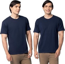 Fruit of the Loom Men's Eversoft Cotton Short Sleeve T-Shirts, 2 Pack
