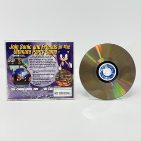 Sonic Shuffle Sega Dreamcast Not For Resale Variant Complete CIB Tested