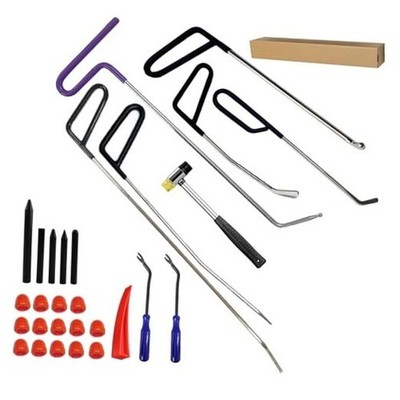 29 Pcs Paintless Dent Repair Rods, Dent Rods Removal Kit, Stainless Steel Dent 