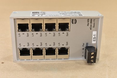 Harting Ha-VIS eCon 2080B-A, Industrial Unmanaged Ethernet Switch, 8-Port
