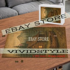 Cabin Outdoor rustic nature 500pc jigsaw puzzle 15X20.5 in