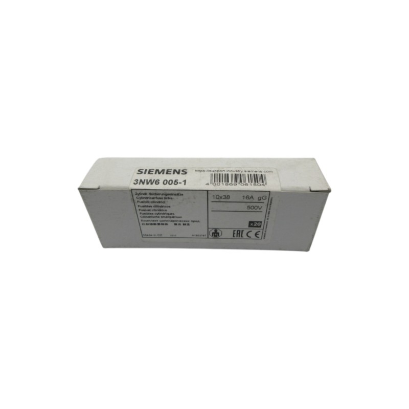 Siemens 3Nw6005-1 500V 16A (Pkg Of 10) Nsfs