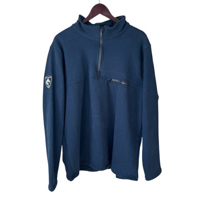 Dragonwear By True North Elements FR 1/4 Zip Pullover Navy Mens XL Cat 3 Arc 28