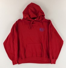 Ocean Pacific VTG 80s 90s Spellout Hoodie Sweatshirt Red Mens L