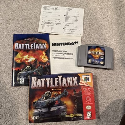 BattleTanx N64 Nintendo 64 Complete CIB! Good Condition w/ RARE REG CARD!