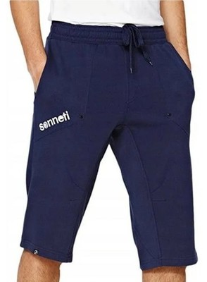 Sonneti marineblaue knielange Herrenshorts aus Hydratfleece, Größe M neu mit Etikett UVP £29,99