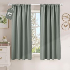 Blackout Curtains 2 Panels 63 Inch Length Thermal Room Darkening Window Drapes