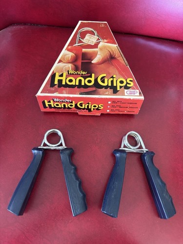 Vintage Wonder Original Hand Griffe Gripper Set Retro Exerciser & OVP - Bild 4 von 8