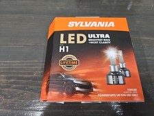 Sylvania Led Ultra H1 Brightest Most Clarity Headlight 2 Bulb H1ledhp.bx2 D1