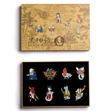 Black Myth:Wukong Official Shadow God Emblem I Metal Magnetic pin set