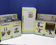 Walt Disney s Snow White Stove, Sink Fridge 1950 s Wolverine Toys