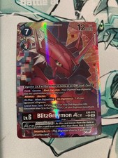 BlitzGreymon ACE Alternate Art EX9-013 R Digimon CCG | Versus Monsters NM