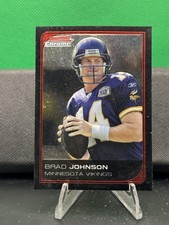 Brad Johnson #122 2006 Bowman Chrome Minnesota Vikings