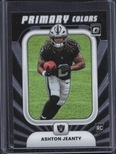 2025 Panini Donruss Optic Ashton Jeanty #4 Primary Colors Rookie RC Raiders