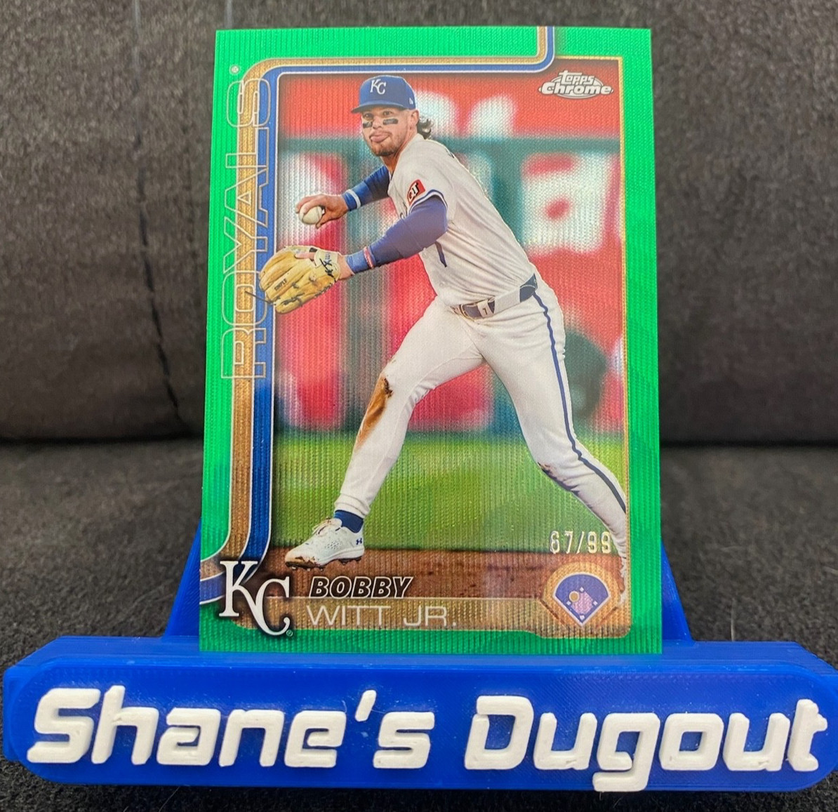 2025 Topps Chrome Bobby Witt Jr. #93 Green Wave Refractor /99