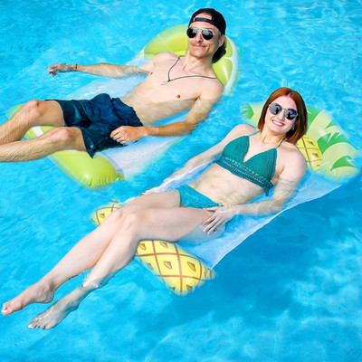 Wasserhängematte Mit Netz,2 Stück Pool Luftmatratzen Floats Erwachsene, Mehrzwec