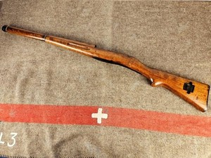 WW1 Swiss Schmidt Rubin 1911 Carbine K11 Stock + Handguard 10B