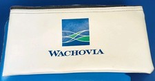 Vintage WACHOVIA Bank Deposit Money Bag Zippe...