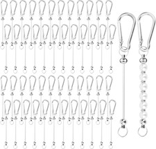 50Pcs Beadable Keychain Bars, Bead Key Chain Making Kit Keychain Accessories Cha