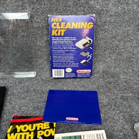 NES Cleaning Kit [First Print] NES Complete w/ Manual Poster CIB VGC