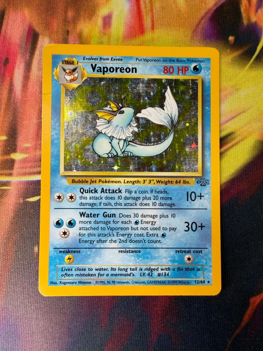 Water Holo Pokmon TCG Jungle Rare Individual Collectible Card Game Cards  for sale | eBay