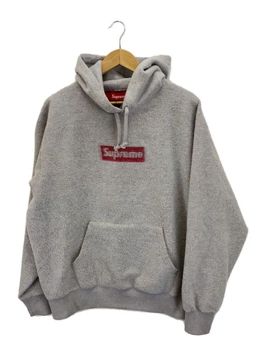Supreme Felpa con Cappuccio 23SS Inside Out Box Logo Felpa con Cappuccio M Polsino Grigio Usata