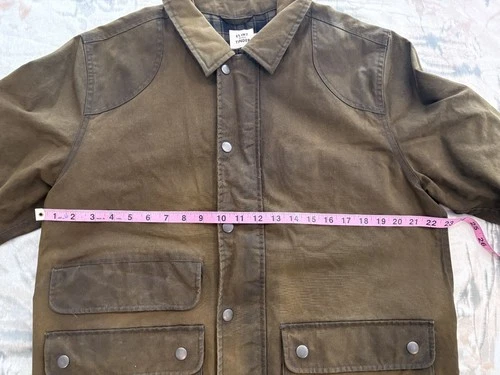 Huckberry Flint and Tinder Hudson Jacket Waxed Waterproof Flannel Lining, Large image 7