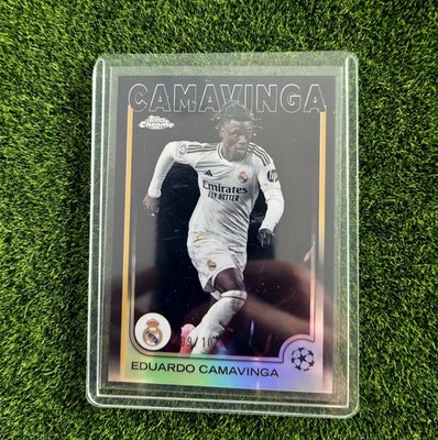   Topps Chrome UCC 2024-2025 / Eduardo Camavinga / Real Madrid / Black / 10