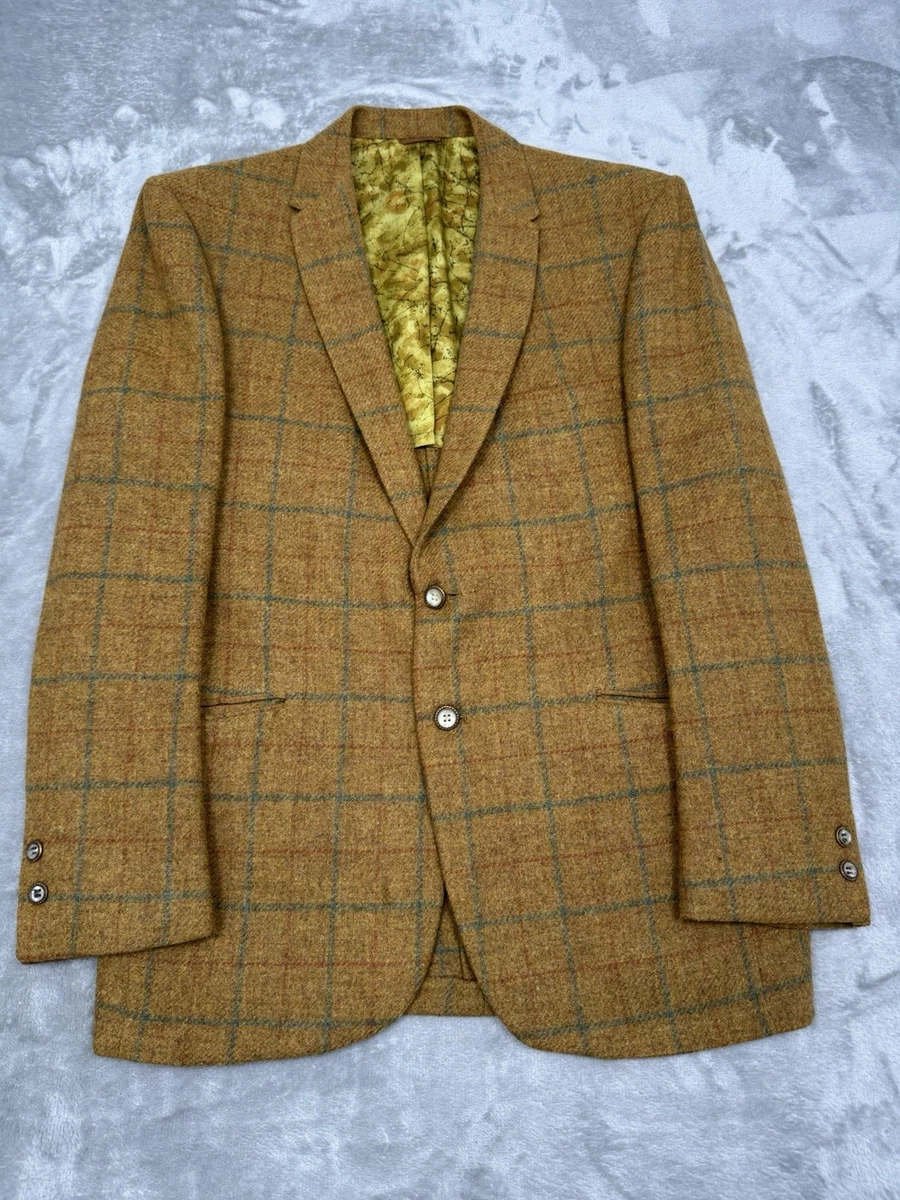 Tweed Regular 40 Jacket Vintage Suit Jackets & Blazers for Men for