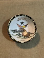 WW2 Imperial Japanese Military Sake Cup Infantry Great Wall of China Manchuria