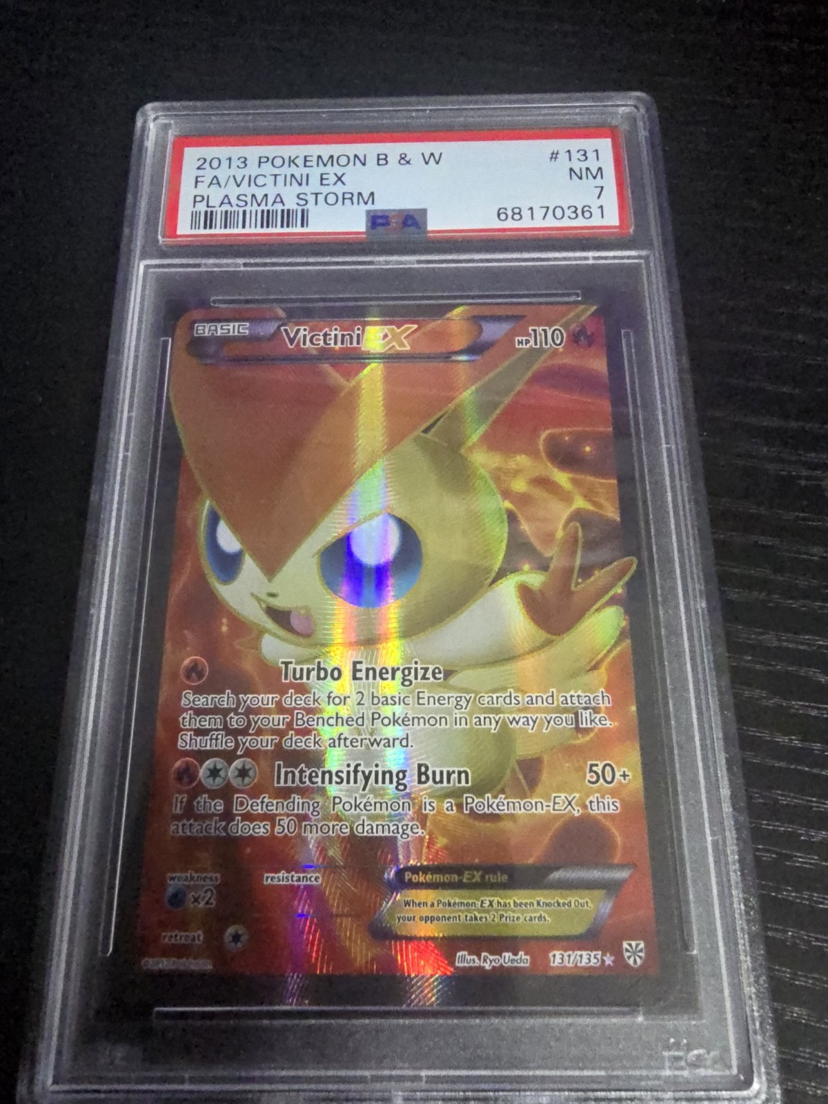 Victini EX (131 Full Art) 131/135 Plasma Storm Holo