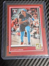 Jordin Canada Panini WNBA Donruss #18 Red Shimmer #/399 Atlanta Dream
