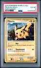 2010 POKEMON WORLD COLLECTION PORTUGUESE PIKACHU-HOLO PSA 6