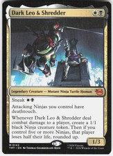 Dark Leo & Shredder 0142 Teenage Mutant Ninja Turtles Magic: The Gathering NM