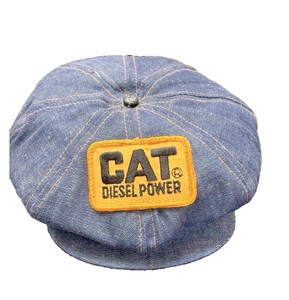 Vintage slouche deadstock Cat Diesel Power Denim Snapback Hat Cap Made in USA